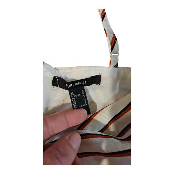 Forever 21 Small Sleeveless Striped Jumpsuit - Picture 3 of 9